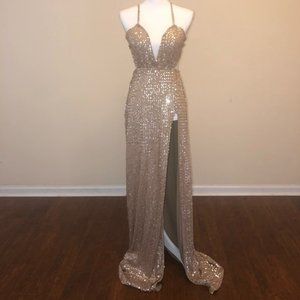 Jluxlabel Sequin Evening Gown